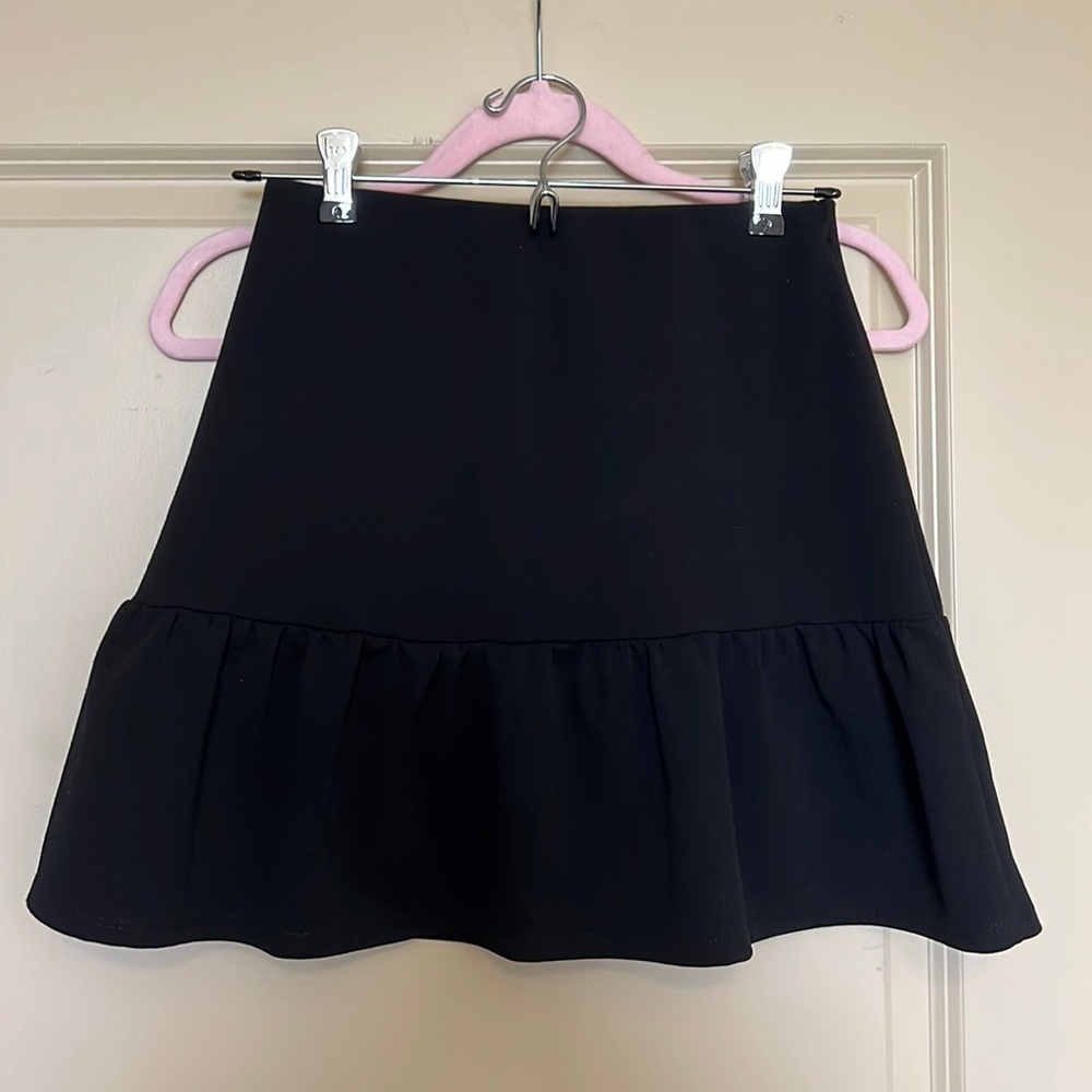 2 Saints black mini skirt